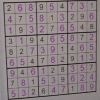 Visual Sudoku solver